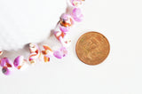 EP-perles coquillage naturel rose 7-12mm, le fil de 90 perles G3853