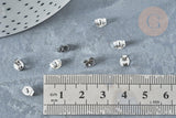 Fermoirs pour Clous acier platine 304 inoxydable 6mm, x100 (G8153)