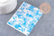 Feuille de transfert polymère – Feuilles de palme Bleu 14x10 cm, x1 (G10766)