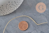 18K Gold Plated Copper Twisted Wire 1mm, x1 meter (G11243)