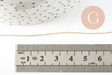 Fil métallique cuivre doré torsadé 0.8mm, x1 mètre (G9638)