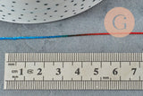 Fil multicolore 0.8mm, x10 Mètres (G2483)