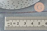 Fil polyester métallisé multicolore 0.4mm, x1 bobine de 50 mètres (G5941)