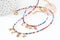 Kit bracelet Vecchio multicolore personnalisé lettres zircon, Coffrets et kits pour la création de bijoux fantaisie DIY, la pochette (G8747)