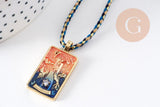 Kit création Collier Médaille Tarot coloré x1 (G10108)