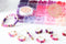 Kit mix de perles heishi violet rose, x1 (G9788)