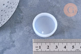 Moules en silicone pour création pendentif rond 25mm, x1 (G5792)