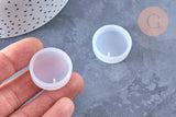 Moules en silicone pour création pendentif rond 25mm, x1 (G5792)