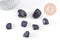 Obsidienne naturelle brut roulé, obsidienne niure, litotherapie,Chips obsidienne, x20gr (G0254)