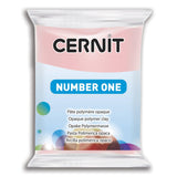 Pâte polymère Cernit Number one opaque - Rose anglais x56g (G10424)