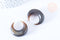 Pendentif Lune corne noire naturelle 37x10mm, pendentif lune en corne naturelle blanche, piercing écarteur corne naturelle x1 - G6480