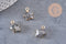 Pendentif étoile labradorite naturelle facettes 17mm, x1 (G3944)