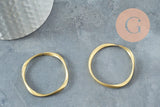 Pendentif rond laiton brut 40mm, breloque laiton brut, bijou laiton, création bijoux, X1(G0114)