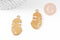 Pendentif visage laiton brut, fournitures pour bijoux, laiton brut,pendentif minimaliste ,bijoux moderne, x1 33.5mm-G1224