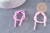 Perle nacre naturelle heishi violet ,tube coquillage coloré, perle coquillage, 2x4mm, le fil x1 (G4981)