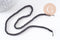 Perle jade noir, fourniture créative, perle jade,pierre naturelle,jade naturel, pierre, facette,jade,4mm,fil de 36.5 cm x1 (G0615)