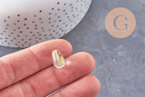 Perles cristal goutte multicolore, cristal autrichien, perles goutte, perle création bijoux 8x13mm, x50 (G2733)