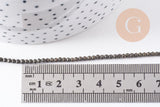 Perles pyrite facettée,perles pyrite, pyrite naturelle, pyrite, 2mm,fil de 190 perles (G3825)