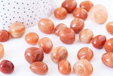 Pierre Aventurine rouge naturelle brut roulé 13-21mm, pierre naturelle, litotherapie, aventurine orange x20gr (G5781)