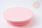 Plateau tournant à gâteau rotatif silicone rose 276x67.5mm, accessoire pâtisserie, plateau à gateau , x1 G7741