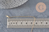 Collar Cadena fina con cierre dorado gold-filled 45.7cm x1 (G2617)