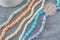 Natural Colorful Shell Chip Beads 10-20mm, x1 strand of 38cm (G4074)