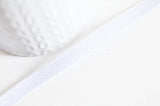 Ruban élastique blanc, élastique couture, fabrication masque, élastique plat,10mm,mercerie couture, X 1Mètre G8243
