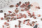 Sable chips pierre rhodonite naturelle 2-8mm non percé, x20gr x50gr (G2811)
