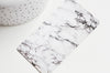 EP-Support carton marbré blanc boucles 9.5x5.5cm, x10 (G3636)