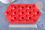 grand Moule en silicone pierres précieuses 23cm,pour réaliser des patisseries ou inclusion en résine x1 G4076