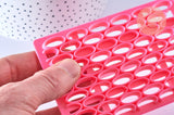 tampon biscuit embosseur silicone rose 11.4cm, x1 (G5105)